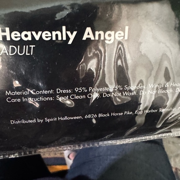 NWT Spirit Halloween  Heavenly Angel Costume Adult Large (12-14) Cosplay Theater - Picture 11 of 11